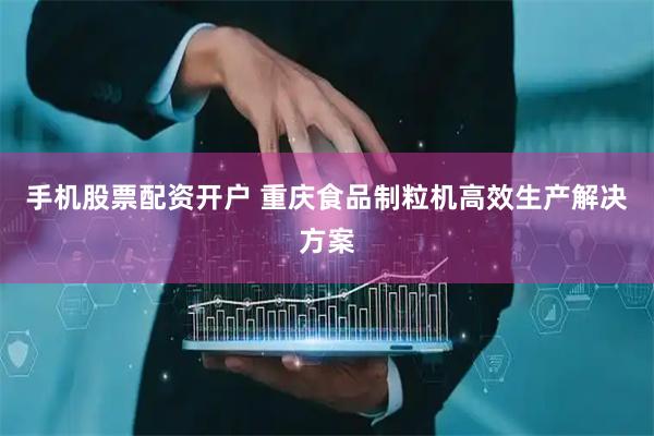 手机股票配资开户 重庆食品制粒机高效生产解决方案